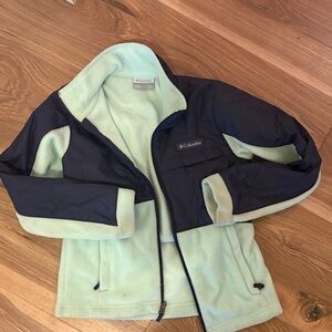 Columbia Kids' Jacket in Navy and Mint